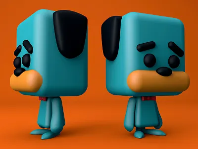 Mr Huckleberry 3d ab animal cartoon cinema4d huckleberry mr huckleberry toon toy toy design