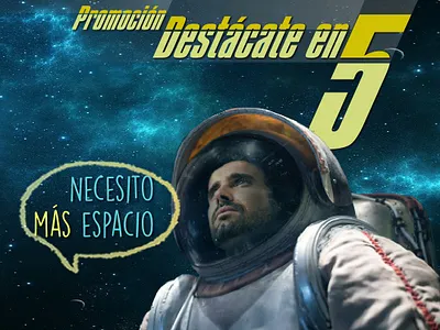 I need more space ad flyer advertising arquitecture art astronaut branding company cool design fun instagram networks photoshop post promoting promotional design real estate services social space