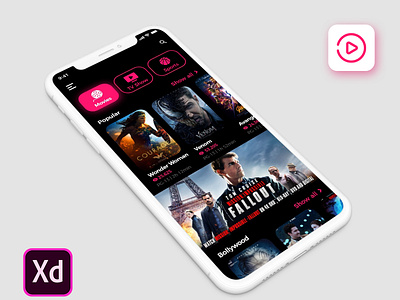 Zephyr app home app branding design logo movie app sports app tv app tvshow ui ui ux design ux