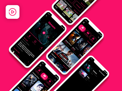 Zephyr App app design movie app sports app stream tv app tvshow ui ui ux design user experience ux