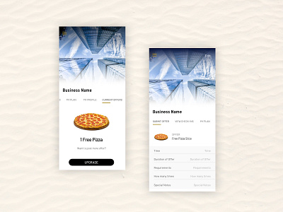 Business App Mockup app application design interface mobile simple ui user interface
