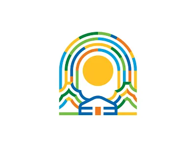 Logo for CoA ger mongol mongolia mongolian mountain nature sun ulaanbaatar yurt