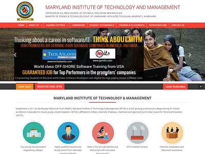 MDITM-Website Design logo ui