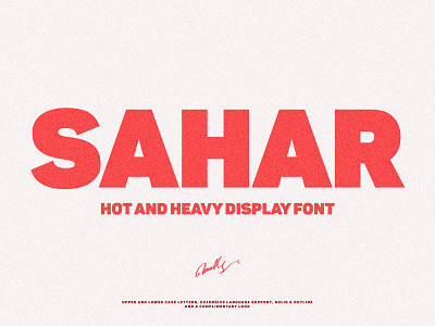 Sahar-Heavy Sans (early bird price) behance bold cyrillic design display font edgy font foreign font graphic design greek headline heavy weight logotype modern outline powerful sans sans serif typography