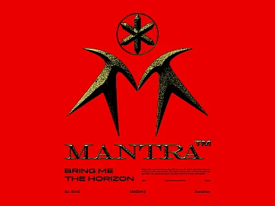 Mantra band design fashion graphic design merch merch design merchandise music music merch streetwear t shirt t shirt design