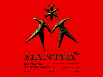 Mantra band design fashion graphic design merch merch design merchandise music music merch streetwear t shirt t shirt design