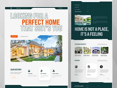 Real Estate Web agent apartment architecture bold design broker building house land landing page modern design property real estate real estate agency real estate agent real estate website rent rental web web design website