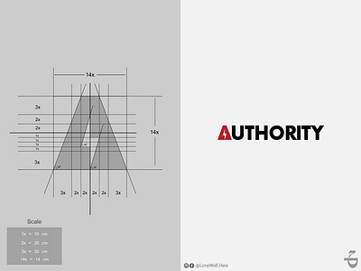 Authority app app logo brand brand agency branding color creative logo design designer golden ratio golden ratio logo graphic art graphic design logo graphic designer lightning bolt logo logo app logo deisgn typography vector