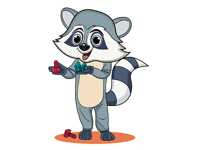 Fox Illustration book cute design education fox kid learn story story illustration vector