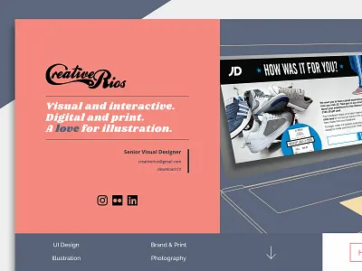 New year, new site! adobexd coloroftheyear2019 divi homepage pantone portfolio site ui uxd webdesign website wordpress xd