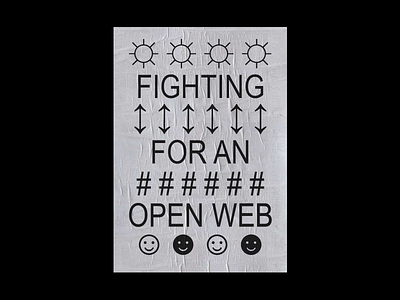 Campaign exploration for a large tech company arial branding branding design emoticons greyscale layout protest type typography