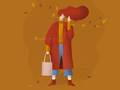 Autumn autumn charachter charachter design digitalart drawing illustration illustrator procreate procreate app sketch