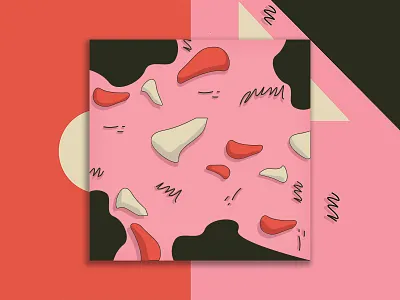 Hives, Eyes and Flies colors concept design illustration pattern pattern design print print and pattern shapes vector