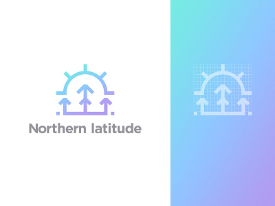 Logo for the site dedicated to the Russian north branding design icon illustration logo logotype minimalism north typography web