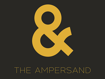 The Ampersand adobecc adobeillustrator aikonicgraphics ampersand art artist blackdesigner blackgraphicdesigner design designlife digitalart graphicdesign graphicdesigner logo minimalism visualartist visualdesign