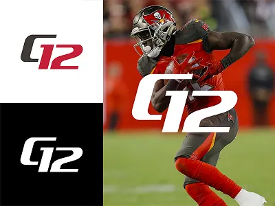 Chris Godwin, WR, Tampa Bay Buccaneers Logo by Matt Hodin athlete brand branding chris chris godwin design football godwin graphic design graphic designer illustration logo matt hodin matt hodin design nfl sports sports design type typography vector