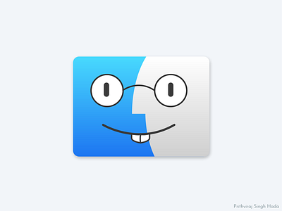 Nerd Finder 101prithviraj apple finder finder icon icon illustration mac mac os macintosh