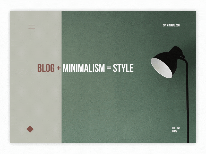 Minimalist Presentation ae design ui ux uxmotion