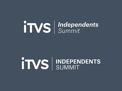 ITVS Independents Summit logo exploration combo combo logo itvs logo summit type typography typography art typography design typography logo