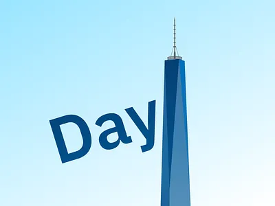 Day 1 design flat illustration vector