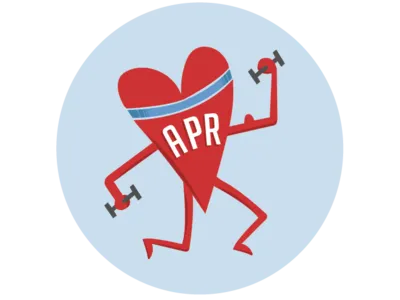 American Physical Rehab Logo branding character design illustration logo vector