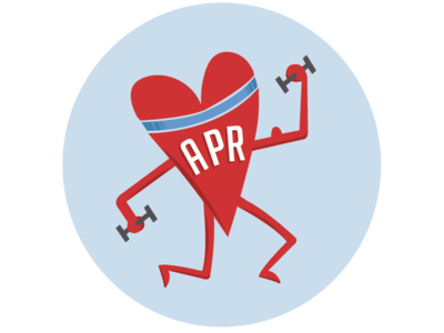 American Physical Rehab Logo branding character design illustration logo vector