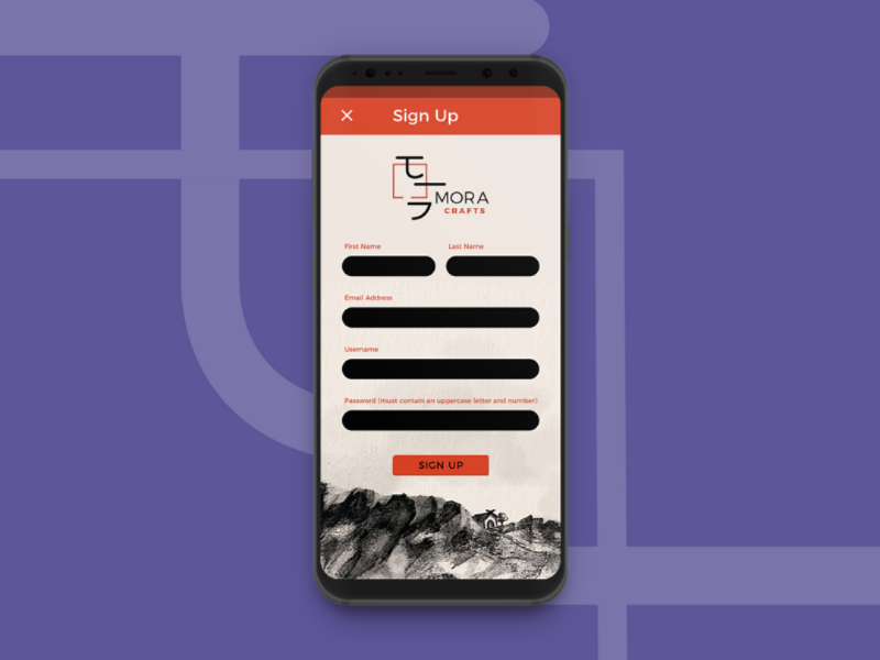 Example of Sign Up — Daily UI #001