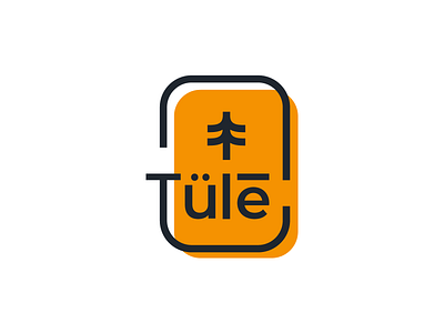 Tülē Woodworking log logo design minimal branding simple tree tree logo tule wood woodworking