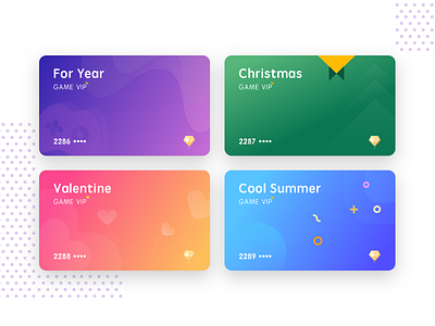 Card Design card color illustration ui