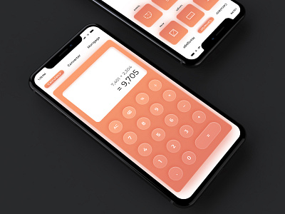 Calculator tool app UI ui