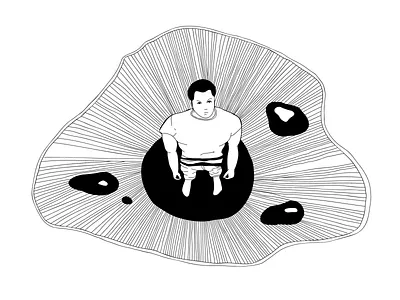 illustration for a blog black white illustration line art vector web