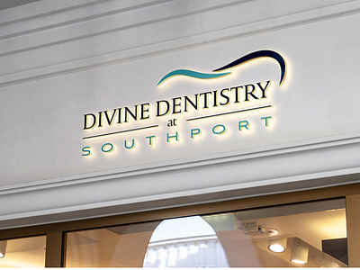 Divine Dentistry Logo Design business corporate dentistry graphics design logo logo design modern vector