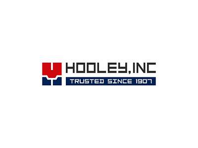 Hooley, Inc. Trusted Since 1907 branding design icon industry logo metal typography