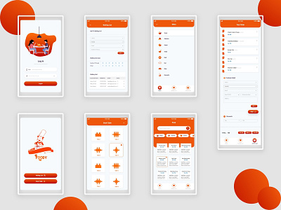 Restaurant Order - mobile application adobe xd app app concept binbytes branding design illustration mobile app design ui uidesign ux ux ui uxdesign xd