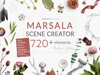 Marsala Scene Creator branding design
