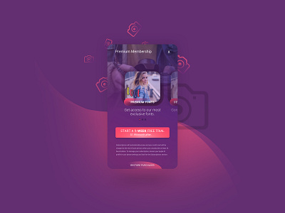 Random UI — Photo editor branding design editing fucsia graphic graphicdesign icon illustration mobile mobile app mobile app design photo ui uidesign ux uxdesign vector violet web