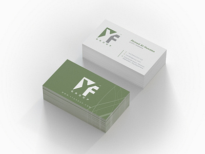 YF | GROUP - Business Card brand branding businesscard businesscards card design illustration illustrator logo logo branding logos graphics logos vector