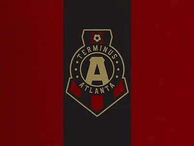 Terminus Atlanta concept crest football logo logos mls soccer sports united