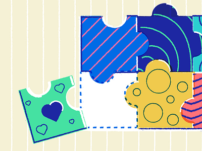 Proactive support in Your Customer Support Process blog editorial design freshdesk freshworks helpdesk illustration proactive support puzzle vector