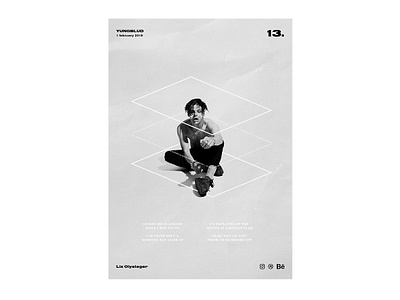 Poster day 13 - YUNGBLUD photoshop poster poster a day poster collection textual type visual yungblud