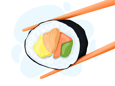 Sushi 🍣 illustration drawing illustraion inspiration procreate procreate art procreate illustration