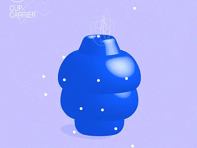 cup carrier design design front end back end illustration