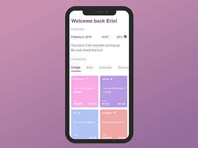 021 Home Dashboard 021 app design dailyui home dashboard sketch app ui uidesign ux