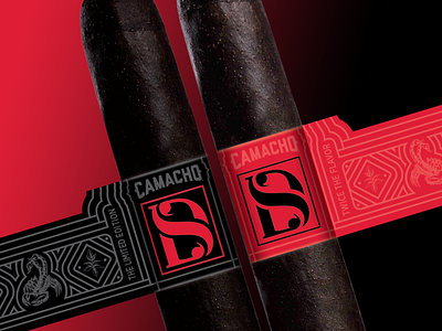 Double Shock art direction cigar cigars double illustration lettermark line line art logo monogram monogram letter mark monogram logo pairs scorpio scorpion stinger tobacco two wrapper