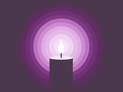 CSS Illustration - Candle affinity designer affinitydesigner candle css illustration illustration vector