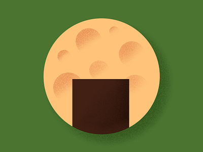 010 Rice cracker design food illustration japanese food procreate snacks