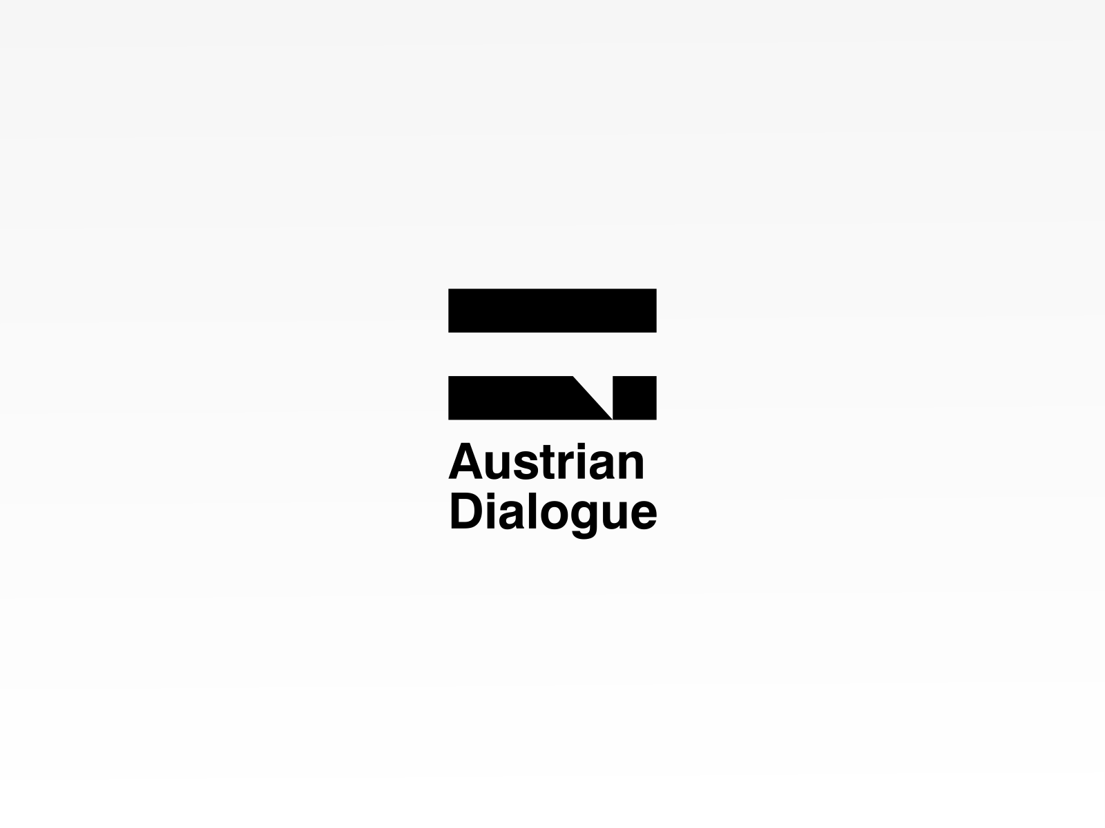 Austrian Dialogue austria branding brandits dialogue flag logo minimal speech speech bubble talk