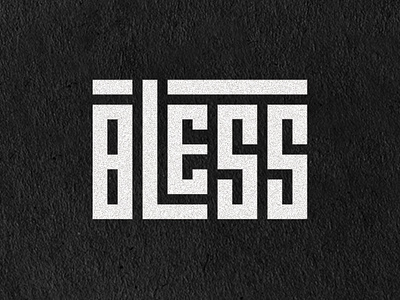 Bless Logotype bless clean identity letters logotype mark modern monogram tyopgraphy type