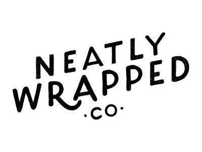 Neatly Wrapped v2 branding design graphic design hand lettering illustration lettering logo logo design typography