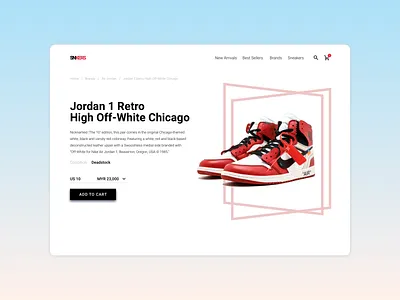 Daily UI - Single Product View app branding clean concept dailyui design ecommerce flat inspiration minimal product shopping typography ui ui design ux ux design web web design website